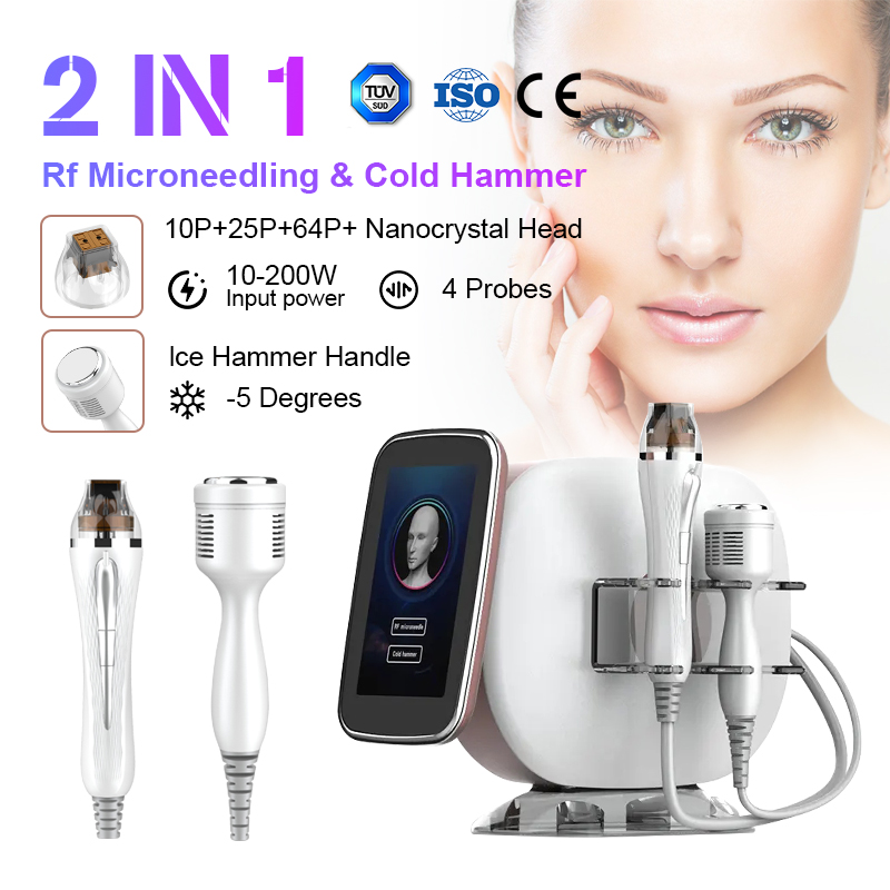 Radio Frequency Fractional And Micro Needling Rf Machine Gold Microneedling Skin Lifting And Tightening Equipment
