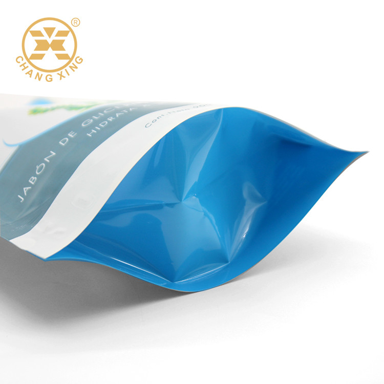 500ML 1L OEM design Doy pack Liquid Detergent Powder Packaging Pouch