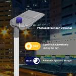 Ip65 Rating LED Street Light Waterproof Radar Sensor Optional