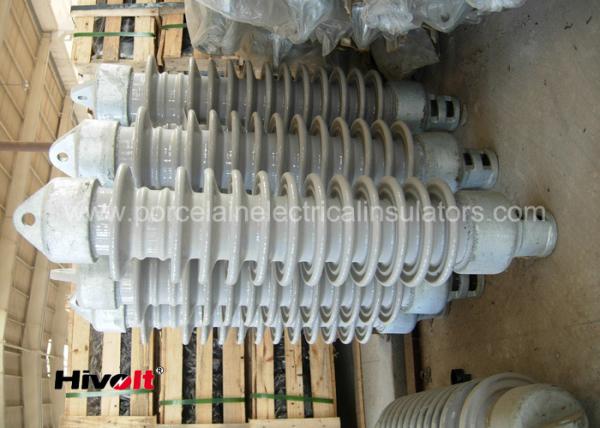 Anti Pollution Porcelain Power Line Insulators , Porcelain Post Insulators