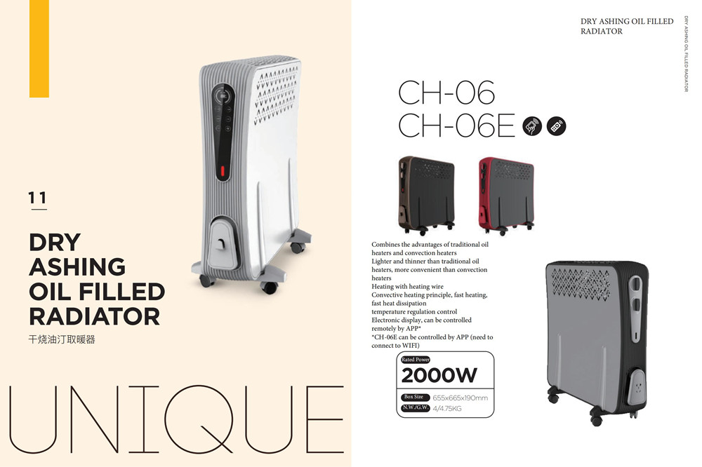 Household Electric Oil Heater for Infrared Patio Heating Energy Saving