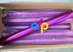 Metallic Colors Bopp Holographic Film For Soft Plastic Stamping / PVC