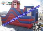 Red Blue Commercial Outdoor Inflatable Spiderman Jumper Combo Durable