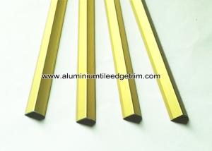 Quality 10mm V10 Aluminum V Shaped Outer Corner Brace Matt Gold / Matt Yellow wholesale