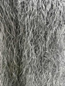 Quality Grey Mongolian Sheep Fur Fabric Indulge In Unparalleled Comfort wholesale