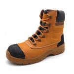Oil And Water Slip Resistant Boots Industrial Leather Construction Boots With
