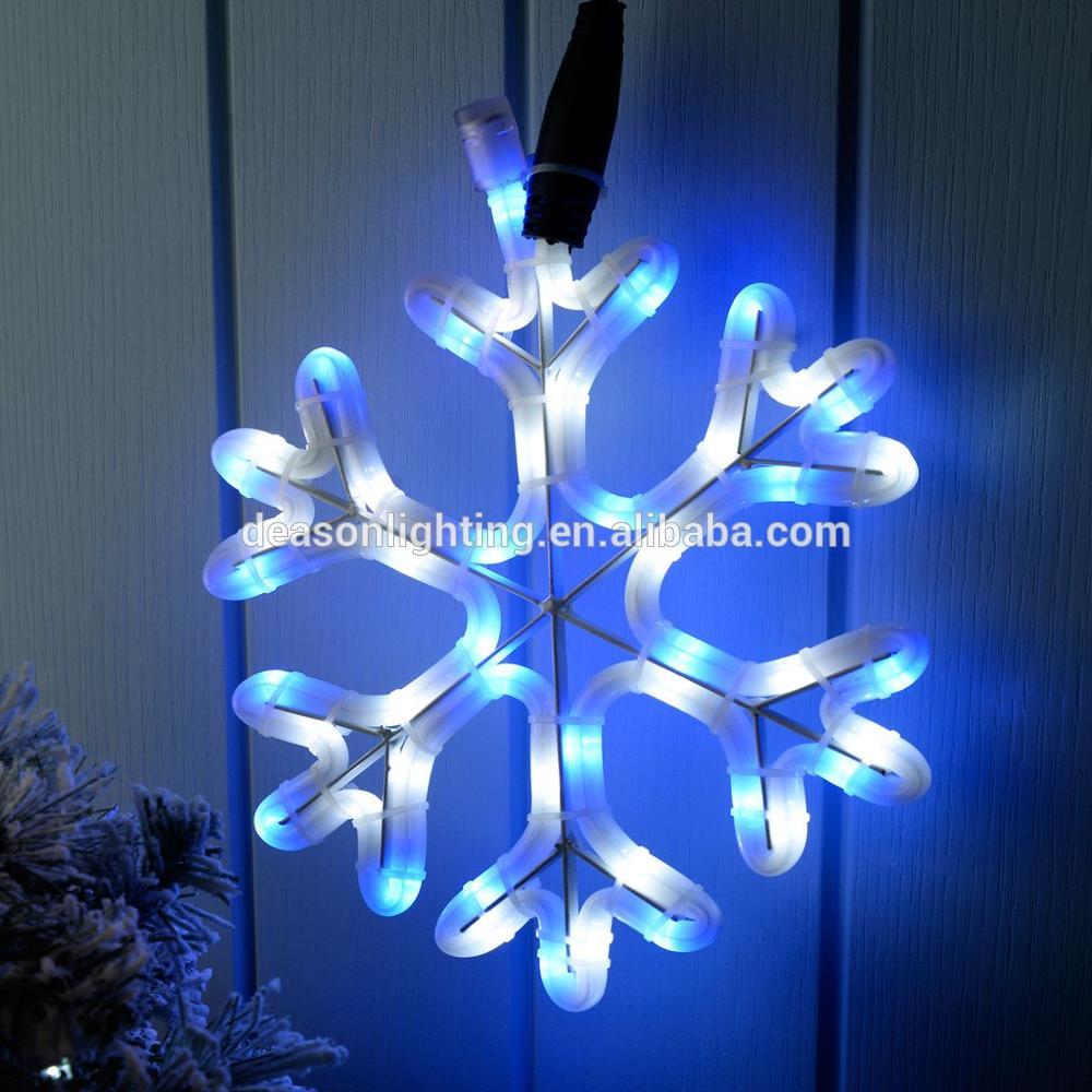christmas led snowflake motif light