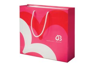 Quality Hot-Stamping Fashion Paper Packaging Bags, Promotional Card Paper Hand Bag For Store wholesale