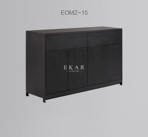 Quality Dining Room Buffet Black Wood Cabinet Sideboard Modern wholesale