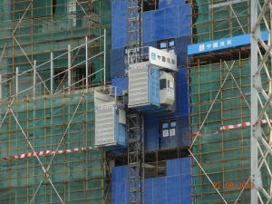 Quality Twin Cage Safety 450m Passenger Material Rack And Pinion Hoist wholesale