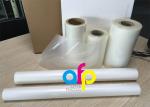 Transparent PET Based BOPP Thermal Film , Scuff Resistant Polyester Laminating