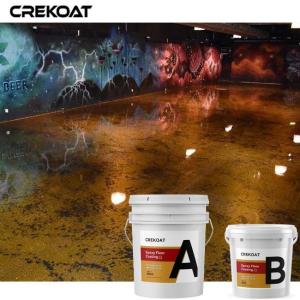 Quality Rock Solid Metallic Epoxy Resin Floor Coating For Nightclubs wholesale