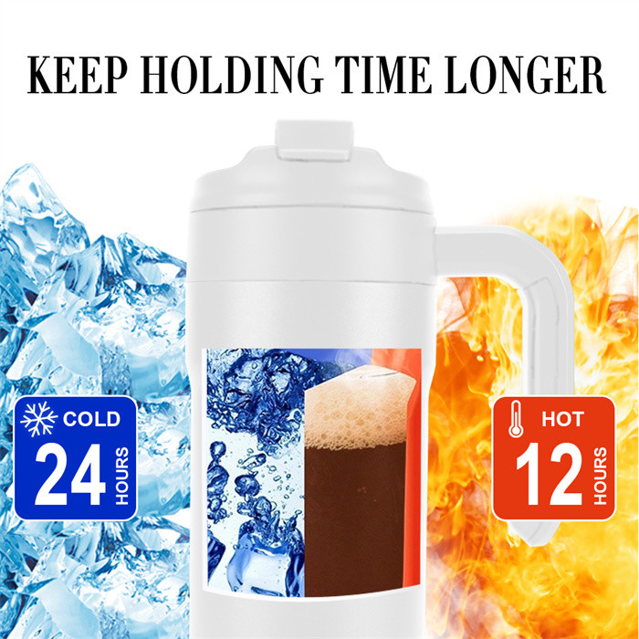 Bohemian Design Style Vacuum Travel Mug 1300ml 2000ml Capacity