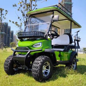 Quality 4 Seater Golf Cart With 225/40-10 Vacuum Radial Tyre Wheels Golf Trolley For Low Speed B2B Needs wholesale