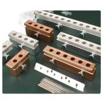 12 Cavities Aluminium Lipstick Filling Mold with 12.1mm Rose Gold Coating