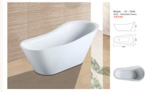 Quality Modern Bathtub,Acrylic bathtub white color,seamless Bathtub. HK-7046 Size:180X80X62CM wholesale