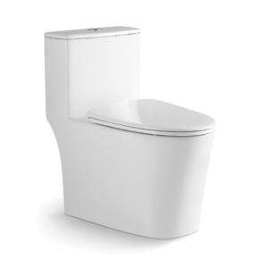 Quality Elongated One Piece Toilet Ceramic Low Tank Siphonic Single Piece Toilet S Trap wholesale