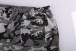 Olive Camouflage Mens Elastic Waist Board Shorts