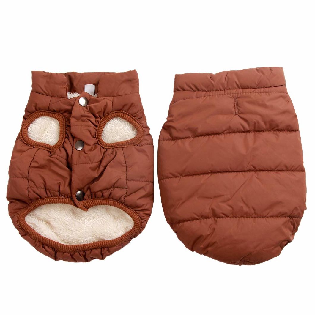 Soft Polyester Fabric Small Dog Jacket Puppy Coats