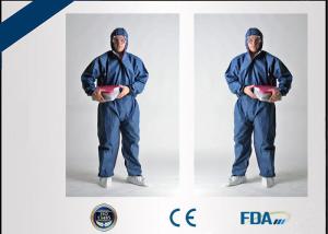 Quality Tear Resistant Disposable Protective Wear , Flame Retardant Disposable Coveralls wholesale