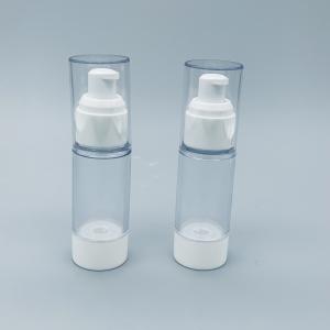 Quality White Transparent Acrylic Airless Bottle 15 30 50ML wholesale