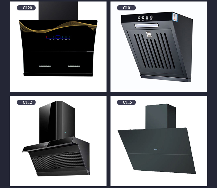 Kitchen Electric Integrated Extractor Hood 90cm Side Vent