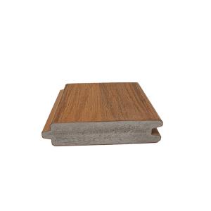 Quality Top-Grade Seamless Hollow Decking Grey PVC-ASA Co-extrusion Technology for Residential wholesale