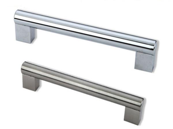 Chrome Zinc Kitchen Cabinet Handles 800mm Aluminum Assembly T Bar Microoven Door