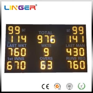 Quality Large Size Led Cricket Scoreboard For Outside With CE / ROHS Approved wholesale