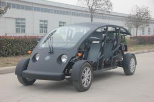 Quality Black 4 Person Custom Electric Golf Cart Utility Vehicle 40KM/H Max Speed wholesale