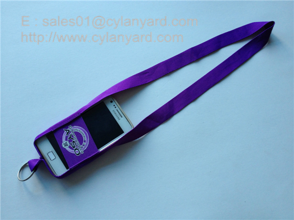 spandex mobile phone pouch lanyards