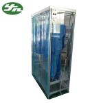 Anti - Static Curtain Vertical Clean Room Garment Cabinet Stoker For Electronic