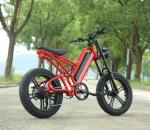 1000W 20 Inch Electric Fat Tire Bike 48V 16Ah Full Suspension Electric Bicycle