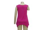 Red Casual Womens Dressy Tank Tops , Ladies Camisole Vests With Sequines