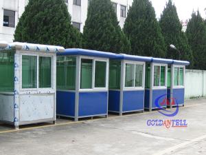Quality Toll Booth guard house Easy Installation , Security Guard Booths wholesale