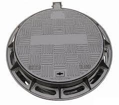 Quality 500mm 600mm Manhole Cover , 5T Galvanised Steel Manhole Cover wholesale