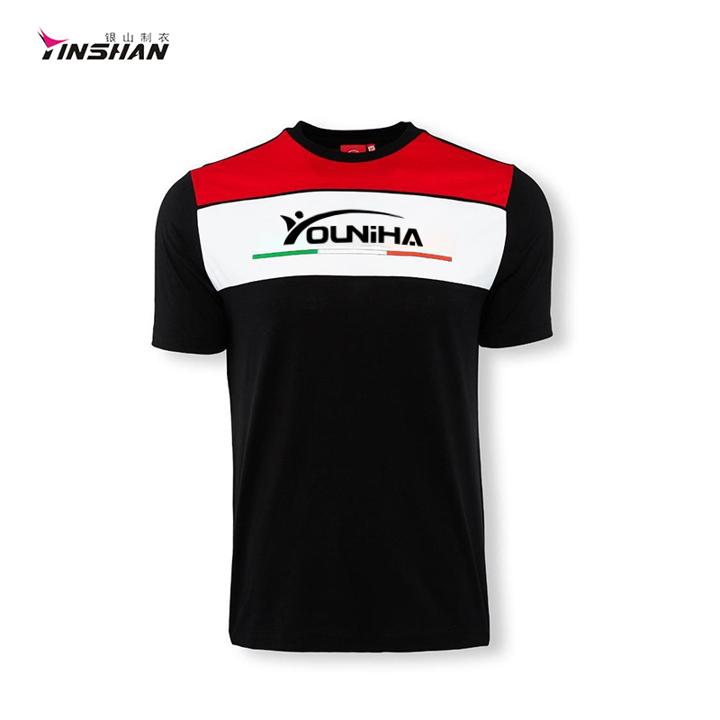 Polyester Custom Team Name Cycling T-shirts for Sustainable Breathable Sportswear
