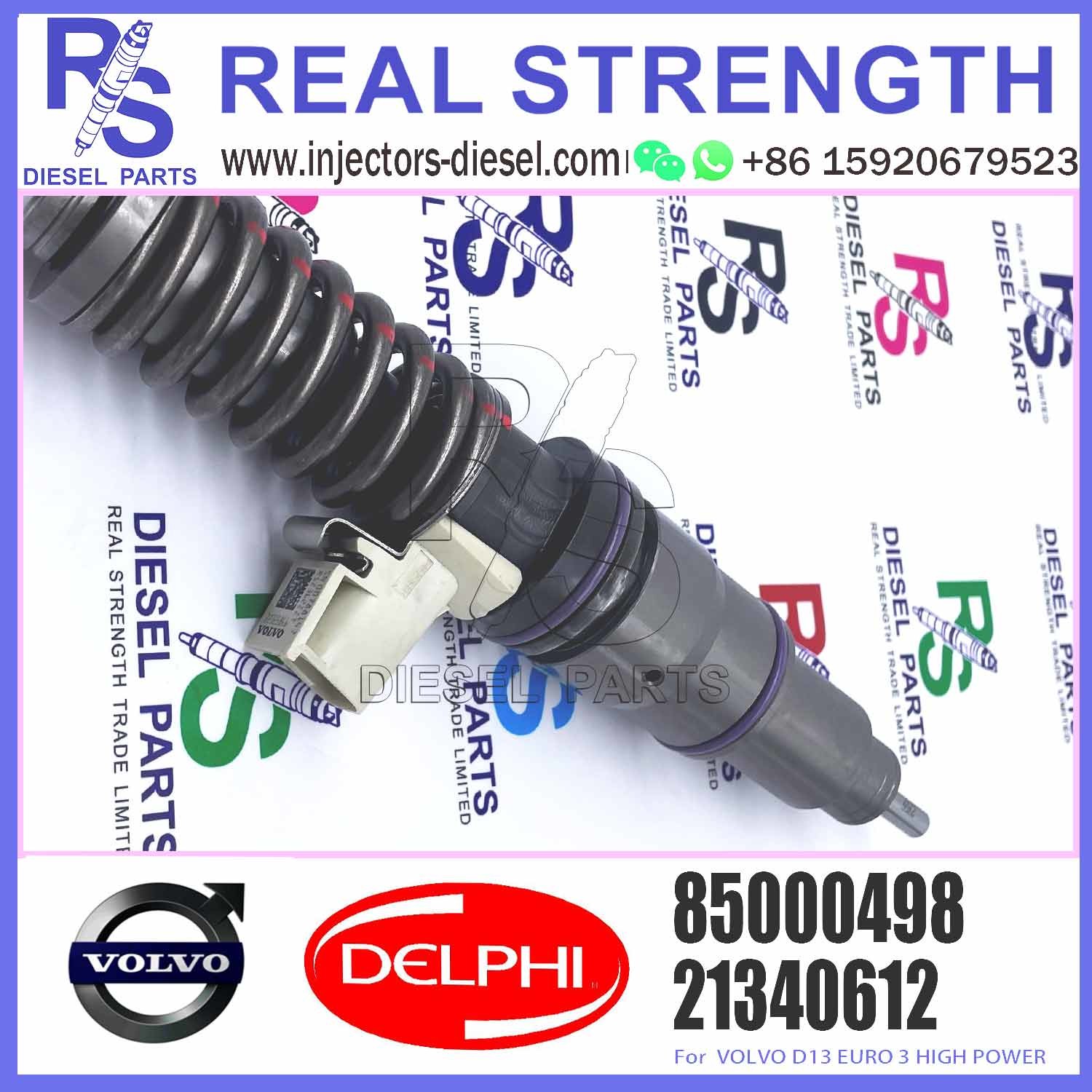 D13 Engine 4 pins Diesel Fuel Injector BEBE4D08002 For V-O-L-V Truck 20584346 85000498