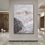 Custom Hand Painted Canvas Oil Painting For Living Room Wall Decor Medium Oil