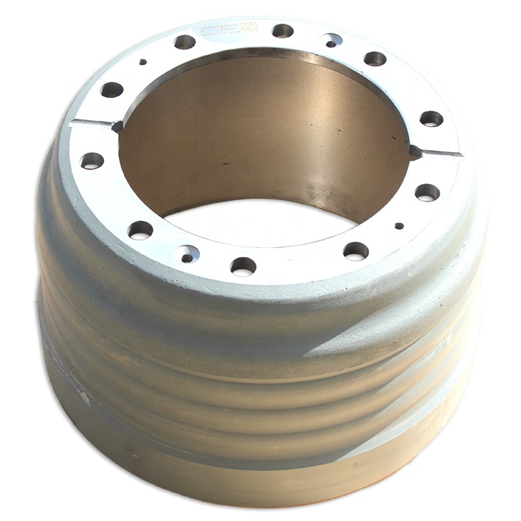 AZ9112340006 SINOTRUK HOWO A7 T7 Truck Spare Parts WG9231343006 Brake Drum in Standard Size Metal