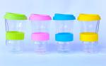 Travel Double Wall Coffee Cups 14 Ounces Insulated Glass Coffee Tumbler