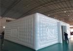 White Advertising Airtight Inflatables Cube Tent For Big Event Occasion