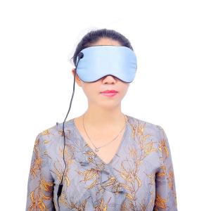 Quality Fashion USB Silk Heated Sleep Eye Mask For Dry Eyes Warm Compress Travel wholesale