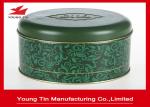 Food Grade CMYK Printing Round Cookie Gift Tins