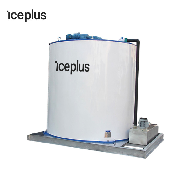 Touch Screen Flake Ice Machine Stainless Steel Evaporator Fast Ice Making