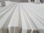 Marble Like Vein Engineering Bianco Carrara Countertop , Hard White Quartz