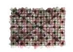 Silk Plastic PE Wedding Artificial Rose Flower Wall Panel