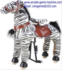 Quality Mechanical Animal Kids Zebra Horse Ride For Sale wholesale