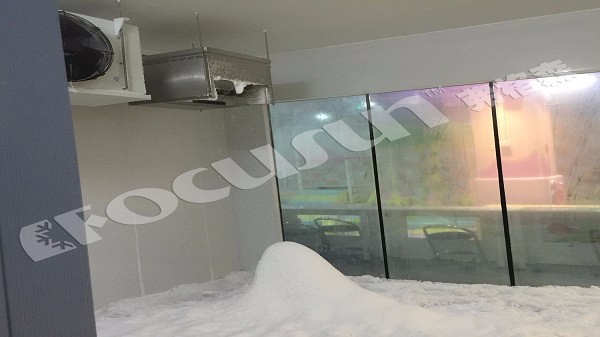 FAS-1300G Snow Making Machine for Playground High Technology 90 KG PLC Core Components