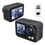 Waterproof Action Sports Camera Small 4K 60FPS 720P 240FPS WiFi Dual Screen Mini